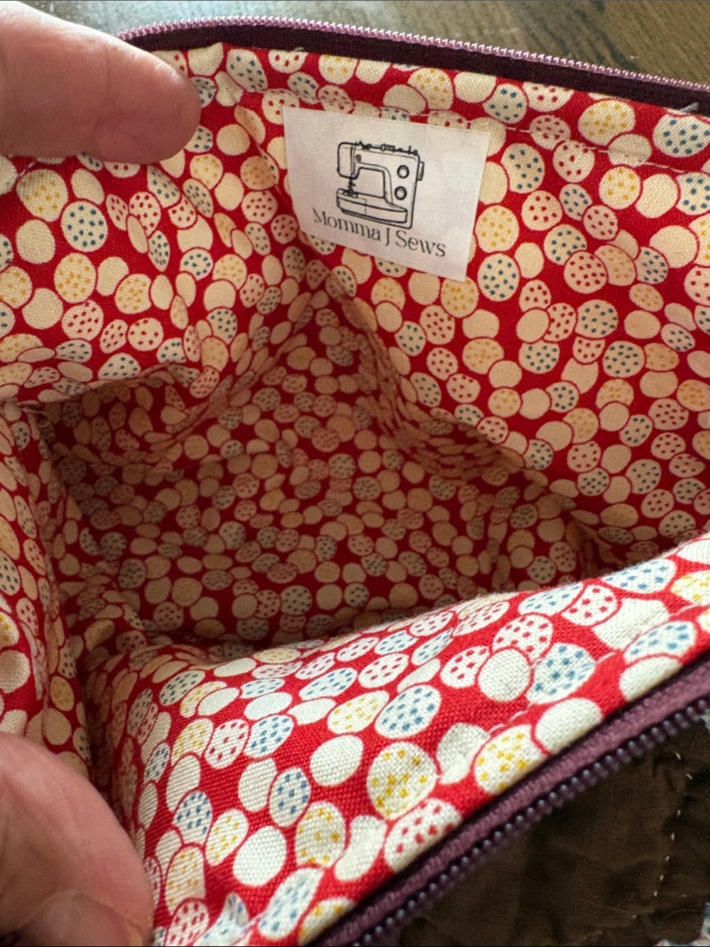 Handmade from Vintage Quilt Patchwork Crossbody/Bumbag cottage core - Picture 12 of 15